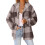 Dame vinterjakke med hette, langermet pullover 1