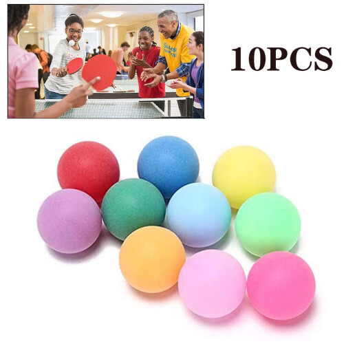 Colored Ping Pong Balls 40mm 10 pcs