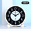 Luminous alarm clock silent pendulum desk clock black 8