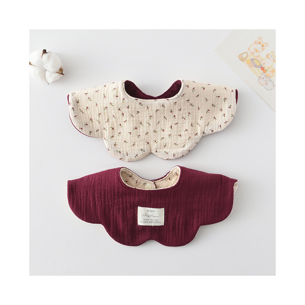 Baby Bibs Muslin Cotton Drool Teething 2-Pack