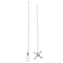 FRCOLOR pendant lamp cable chain extender silver 2 pcs