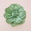 Corsage en tissu rose vert clair 10 cm 1