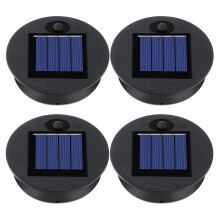 Lanternes solaires suspendues d'extérieur rondes (lot de 4)
