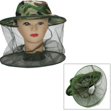 Cappello da cowboy da apicoltore con veletta a rete anti-insetti.