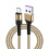 Câble de charge tressé USB Type-C 1 m plaqué or 1