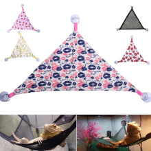 Triangular Reptile Hammock with Ladder for Bearded Dragons