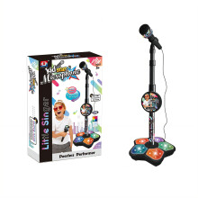 Standing Microphone for Kids Black Dual Suction