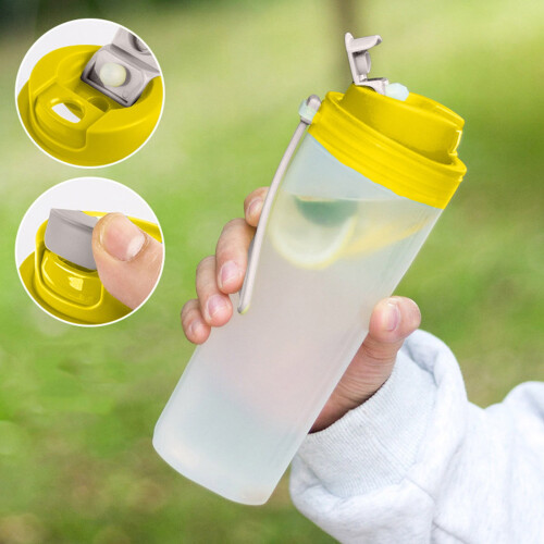 550ml portable shaker cup single layer plastic