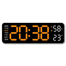 Réveil LED avec affichage du calendrier et de la température1