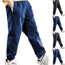 Fleecegevoerde jeans voor jongens van 3-10 jaar