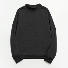 Damen-Sweatshirt mit Rundhalsausschnitt, lässig, lockere Passform, lange Ärmel