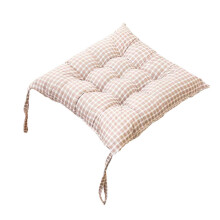 Witte polyester zitkussens voor buitenstoelen, 15,7" x 15,7"
