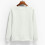 Damen Langarm-Sweatshirt, einfarbig, Rundhalsausschnitt 1 1