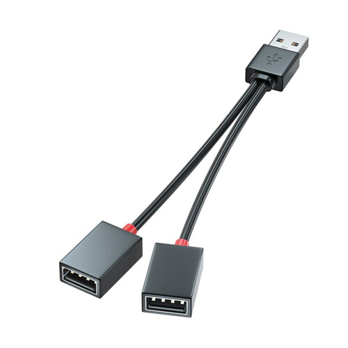 Καλώδιο διαχωριστή USB2.0A αρσενικό σε διπλό θηλυκό