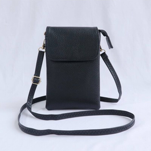 Borsa a tracolla da donna, organizer minimalista per portafoglio con