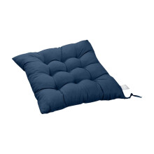Neliönmuotoinen tuolin tyynynpäällinen 16x16 tuumaa nauhoilla