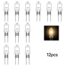 Ampoule halogène HIBIBUD G4 20W 12V blanc chaud dimmable, lot de 12