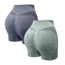 Completo sportivo da donna composto da pantaloni e pantaloncini da yoga a vita alta.