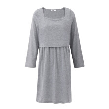 Nursing Dress Maternity Nightgown 3-in-1 S-3XL