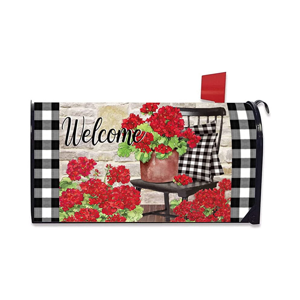 Christmas Mailbox Cover Magnetic 21X18 Inch 946140380896