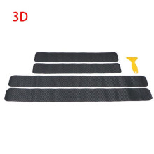 Car door sill carbon fiber protective strip universal