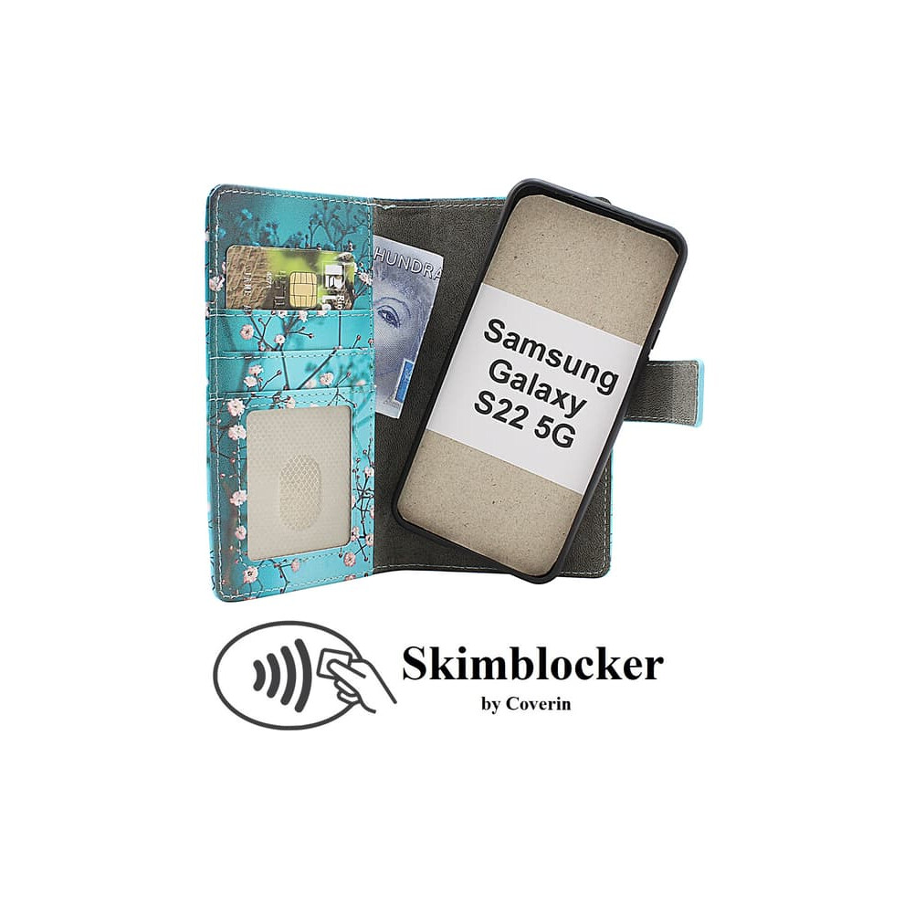Skimblocker Wallet Case For Galaxy S22 5G 940684241743