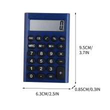 Calculatoare standard de bază, mini calculator digital de birou cu afișaj LCD cu 8 cifre. Calculator inteligent de buzunar pentru școala de acasă