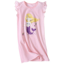 Girls' ruffle short sleeve nightgown, princess print, 2-9