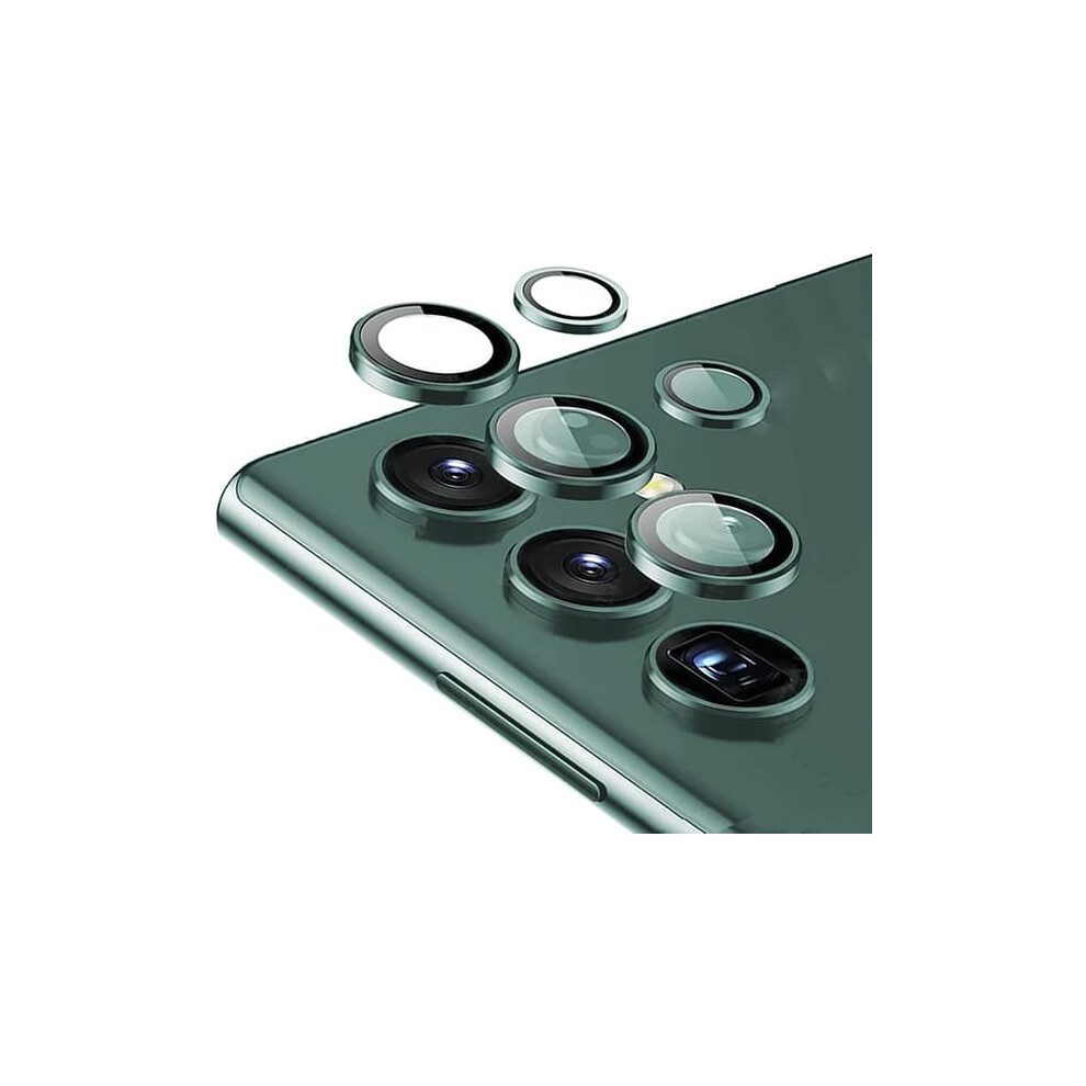Samsung S22 Ultra Camera Lens Cover Transparent Green 940684242283