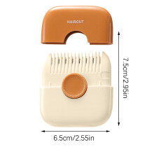 Ruhiku GW Haartrimmer, Kam, Multifunctionele 2-in-1 Haartrimmer voor Meisjes thuis, Haartrimmer met Splitfunctie, Haartrimmer voor Dun Haar
