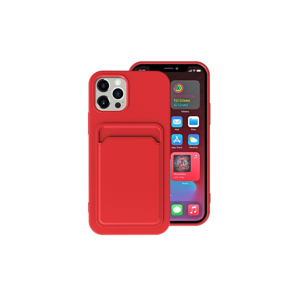 Iphone 13 Pro Max Case With Card Slot Red 940684242498