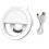 Selfie Ring Light with Cat Ears Design Silver 1
