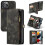 CaseMe wallet case for iPhone 13 Pro Max grey 2-slot 1