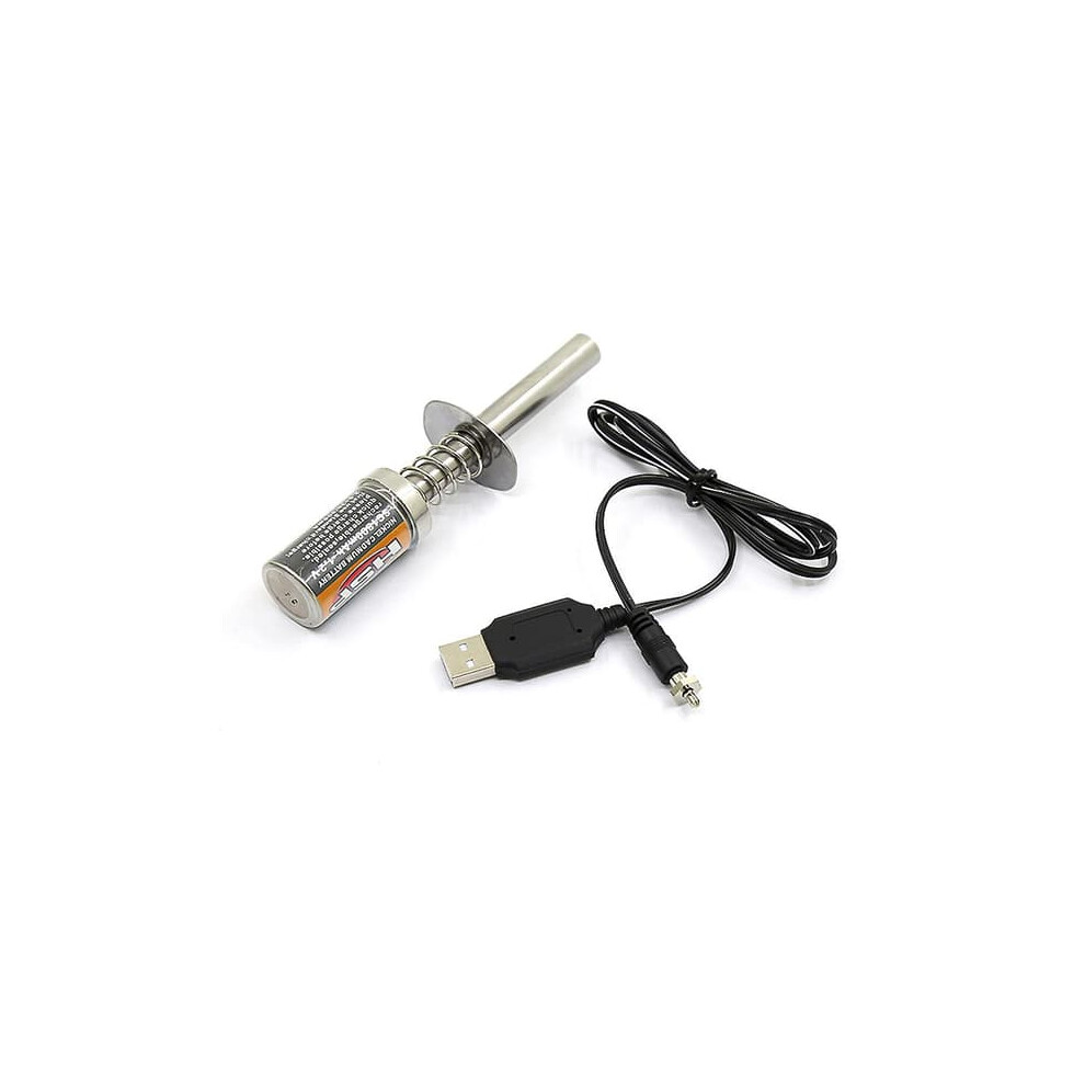 Rc Nitro Glow Plug Starter 1.2V 1800Mah Rechargeable 940684255146