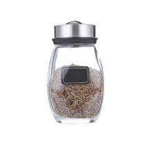 Spice Jar with Smart Lock Plastic Transparent