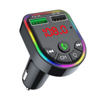 Car Bluetooth FM Transmitter with USB Charger 12V