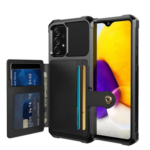 Capa bem projetada com compartimento para cartão - compatível com Samsung Galaxy A33 5G Verde 2