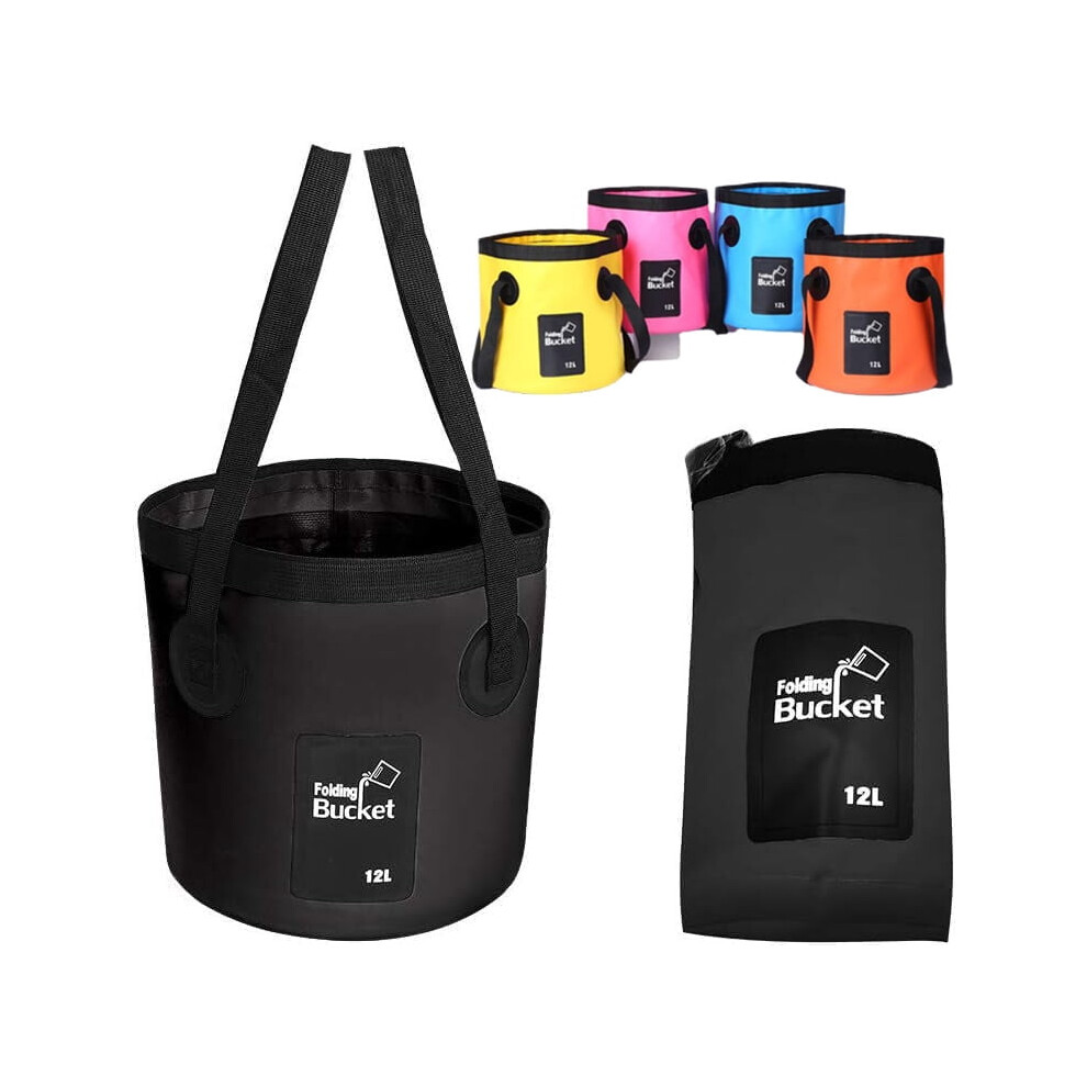 Collapsible Bucket With Handle Pvc Portable 5 Gallon 946140388434