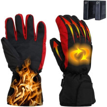 Heated Gloves Battery-Powered Windproof Winter Warm Gloves