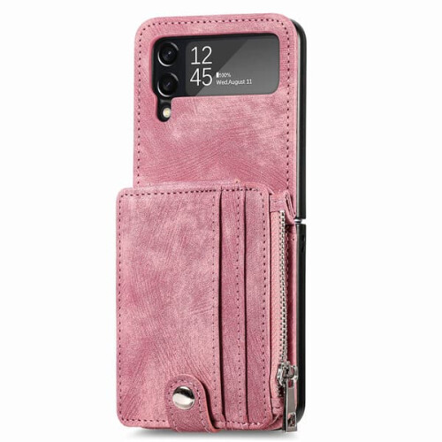 Θήκη κινητού με θήκη κάρτας - συμβατή με Samsung Galaxy Z Flip3Black 2