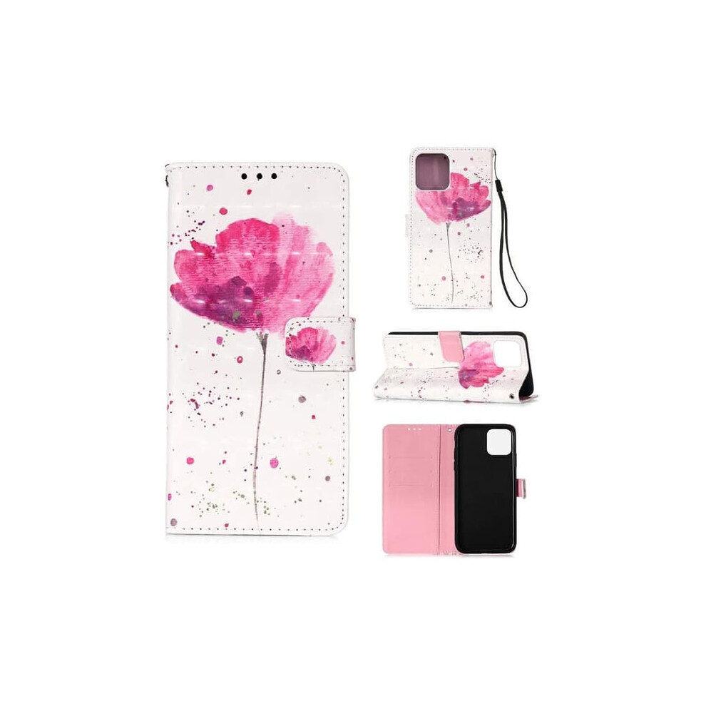 Iphone 14 Pro Max Wallet Case Flower Pink 940684256761
