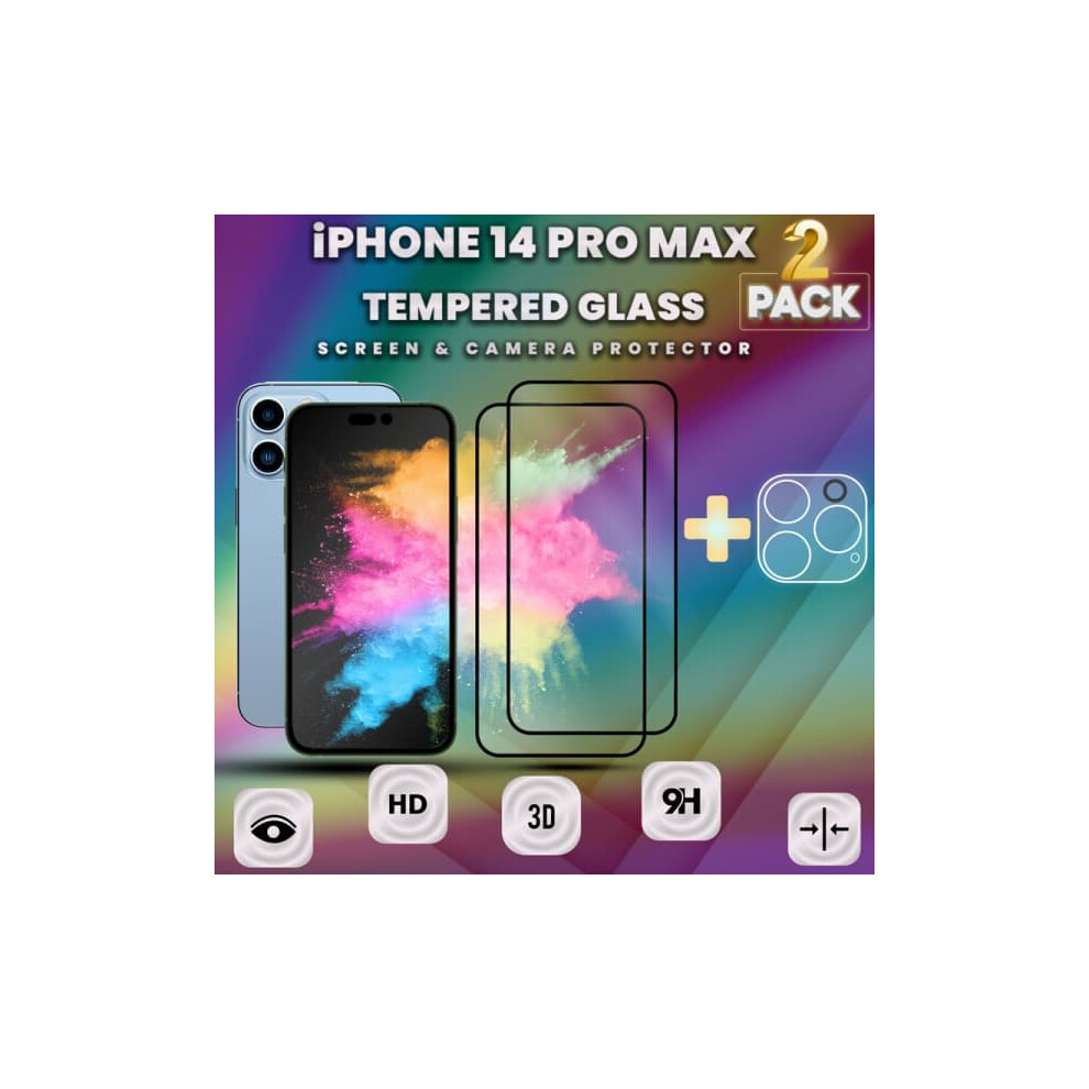 Iphone 14 Pro Max Screen And Lens Protector Set 2-Pack 940684262878