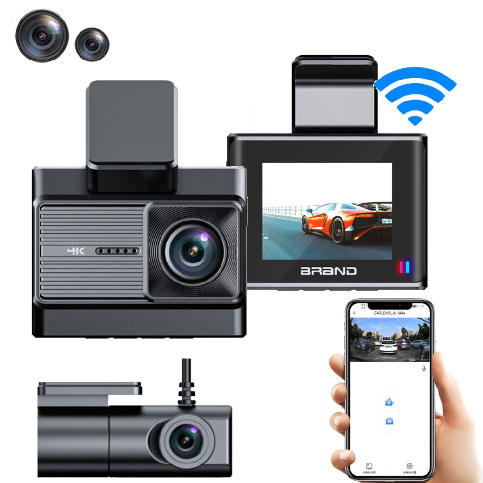 Avdolw Dash Cam 4K Front 1080P Rear With Wifi Gps 972745102700
