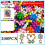 Plum Blossom 3D Snowflake Building Blocks 200 pcs 1