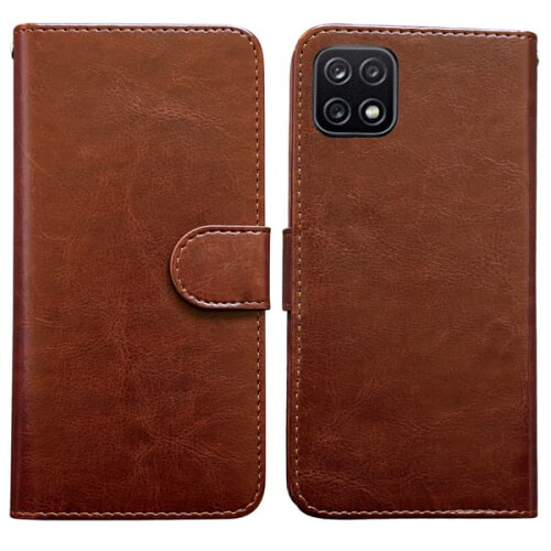 Capa de couro rosa para Samsung Galaxy A22 5G - Proteção 1