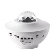 Projetor de estrelas, lâmpada LED Galaxy Sky com alto-falante Bluetooth