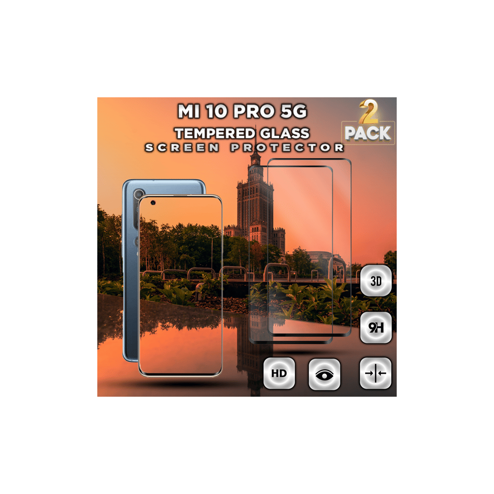 Tempered Glass For Xiaomi Mi 10 Pro 9H 2-Pack 940684258574