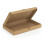 Flat cardboard box chestnut 46x36x5 cm single corrugated 1