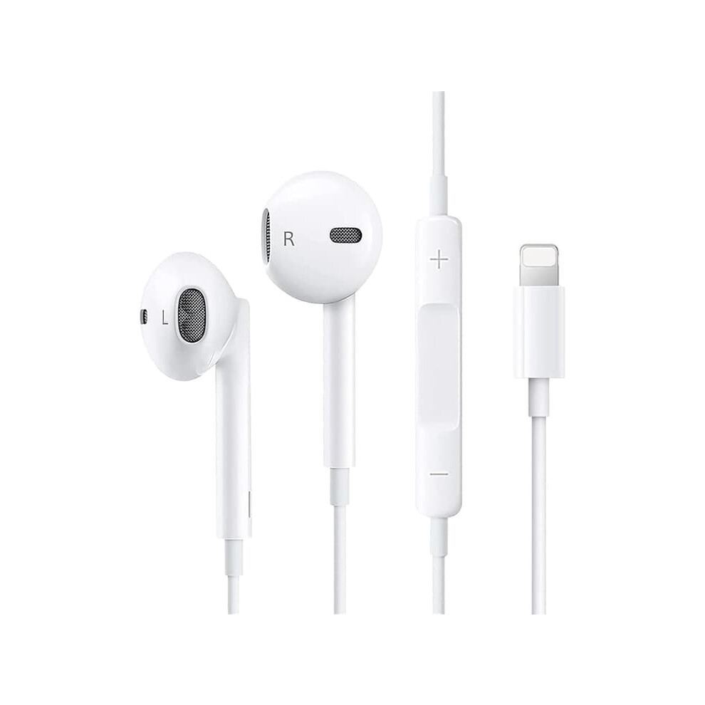 Iphone Wired In-Ear Headphones With Mic And Volume Control 940684257577