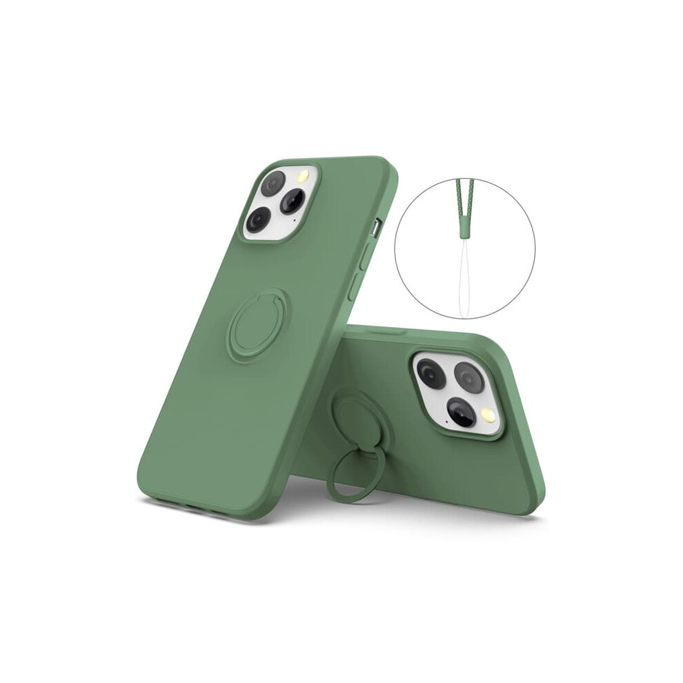 Iphone 13 Pro Max Case With Ring Holder Green 940684249152